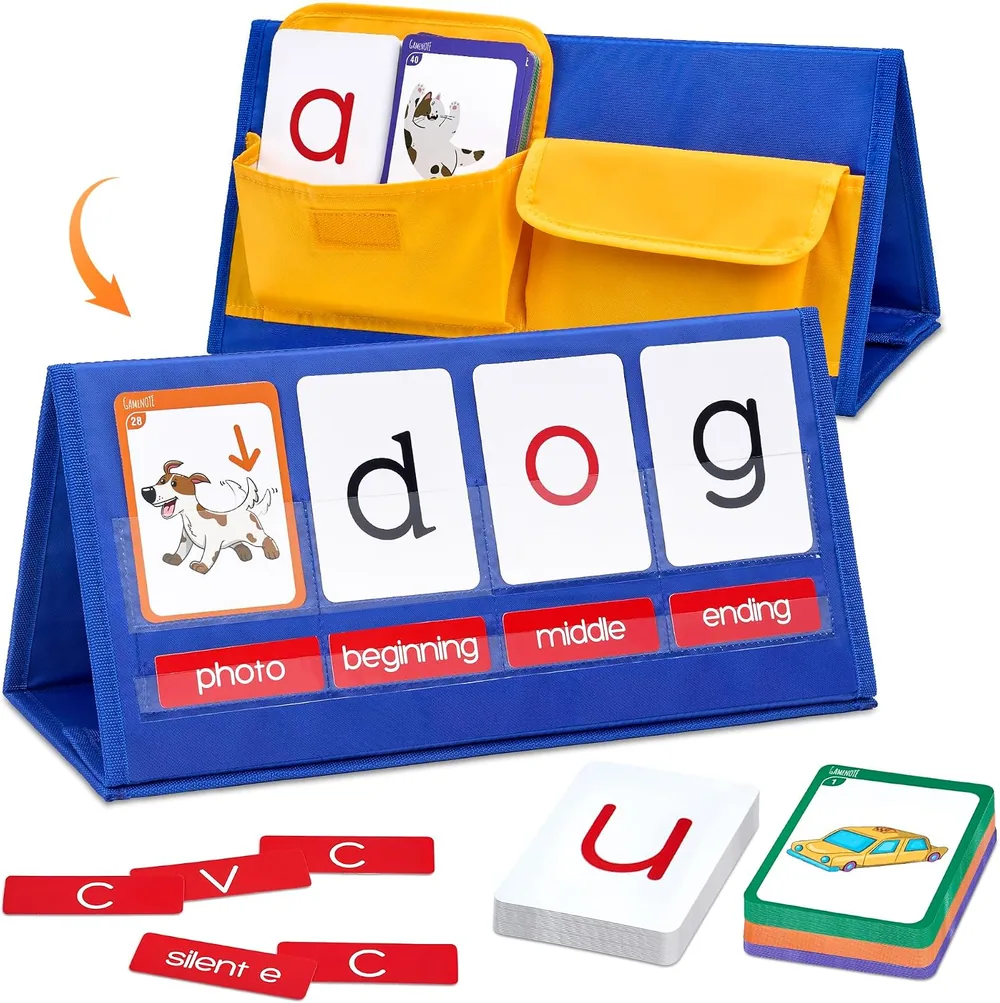 Gamenote CVC Word Builder Pocket Chart