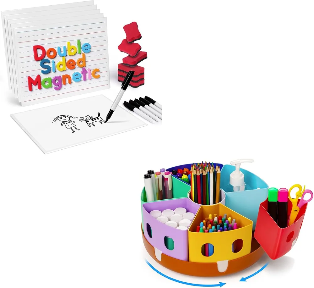 Gamenote Lap Boards & Rotating Organizer Set