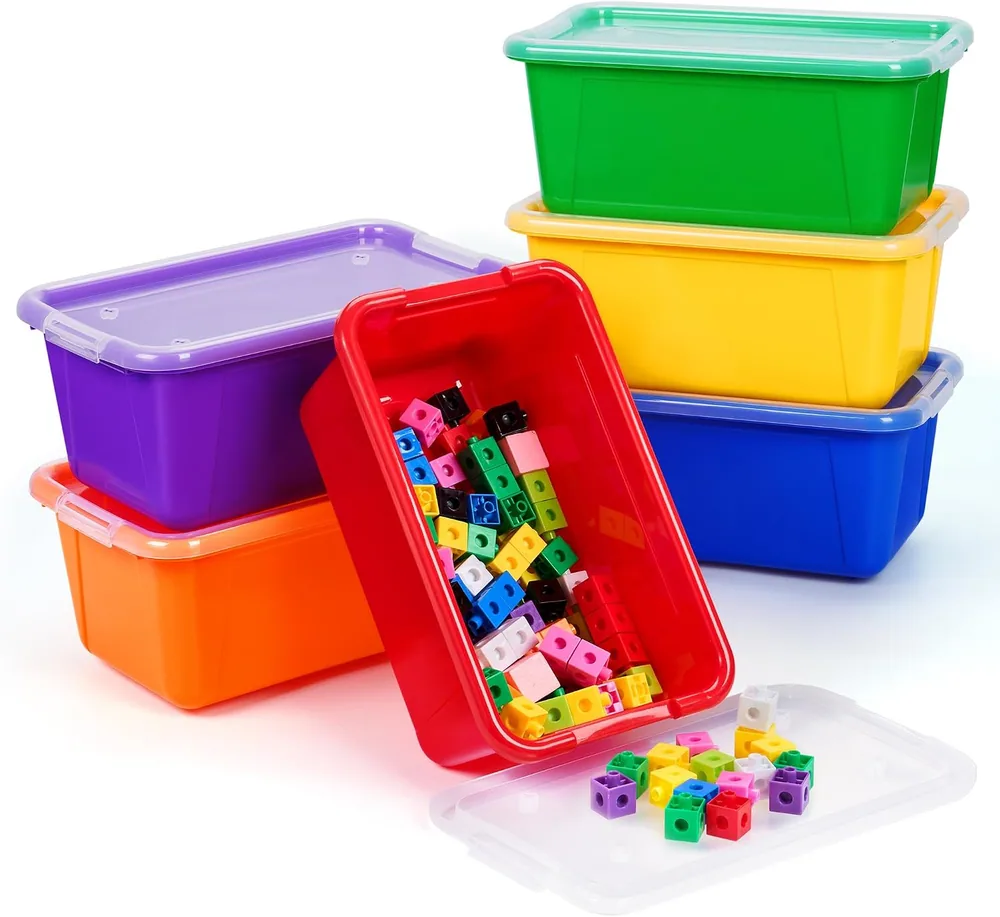 Gamenote Latching Storage Bins 6 Quart