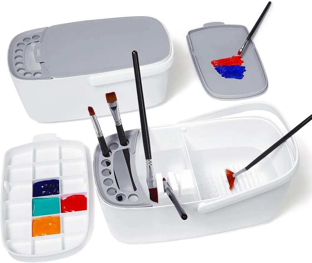 Gamenote Paint Brush Cleaner & Palette